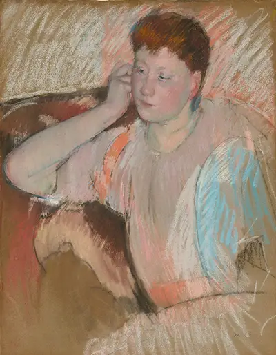 Clarissa, Turned Left, with her Hand to her Ear Mary Cassatt